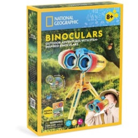 3D Puzzle Binoculars from National Geographic, a fun educational toy with 49 pieces for exploring nature and enhancing skills.