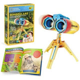 3D Puzzle Binoculars for kids, featuring 49 pieces, promotes hands-on learning and exploration of nature without glue or tools.