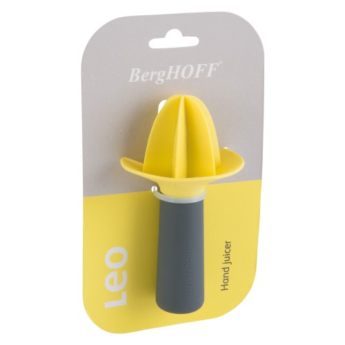 Hand Juicer by Berghoff (13cm): Stylish, compact tool for effortlessly squeezing fresh juice from citrus fruits, dishwasher safe.