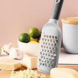 Ultra-Coarse Paddle Grater by Berghoff, ideal for grating veggies and cheese with an ergonomic grip and non-slip base.