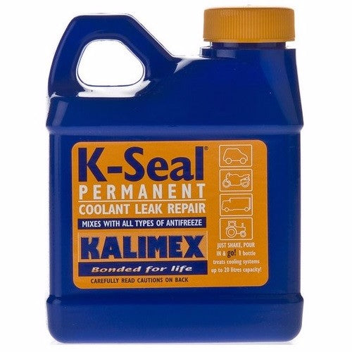 K-Seal Coolant Leak Repair 236ml bottle for easy, permanent coolant leak repair without draining the system.