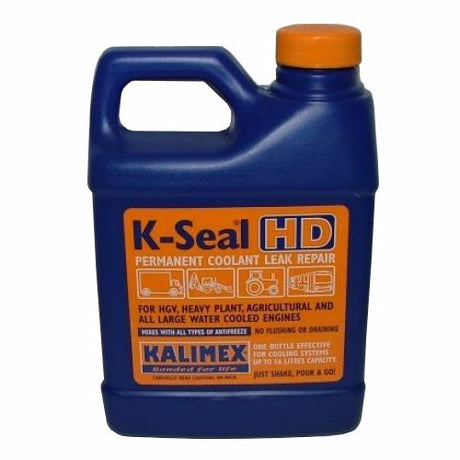 "K-Seal Coolant HD Leak Repair 472ml bottle, designed for easy, permanent sealing of coolant leaks without draining systems."