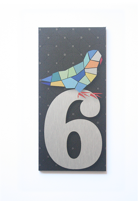 Letter Box Numbers - House Number - '6'