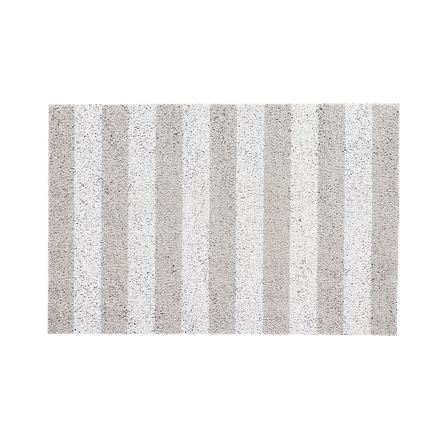 Stylish Loop Anti Slip Doormat with striped design, 90x60cm, captures dirt, enhances decor, suitable for indoor/outdoor use.