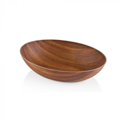 Evelin Chicago Large Oval Bowl, 240x360x85mm, durable, unbreakable, antibacterial, stylish for any culinary occasion.