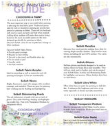 A vibrant 1oz bottle of Primary Blue So Soft Fabric Acrylic paint, perfect for creating durable and soft fabric designs.