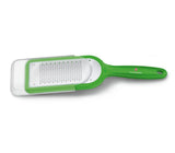 Victorinox Fine Edge Grater in vibrant green, designed for effortless grating and zesting with slip-resistant feet for safety.