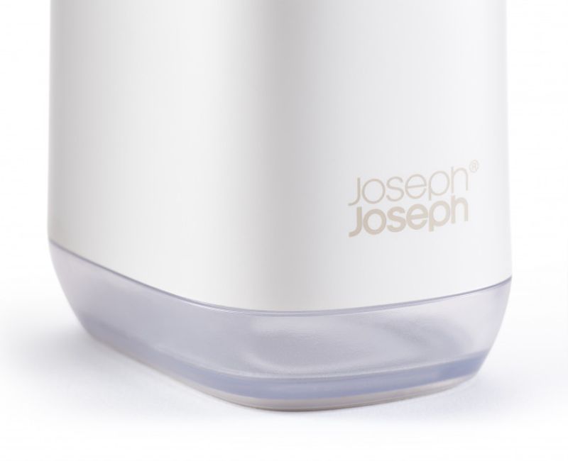 Joseph Joseph Slim Compact Soap Pump with a stylish design, narrow footprint, and easy-push pump for efficient soap dispensing.