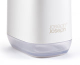 Joseph Joseph Slim Compact Soap Pump with a stylish design, narrow footprint, and easy-push pump for efficient soap dispensing.