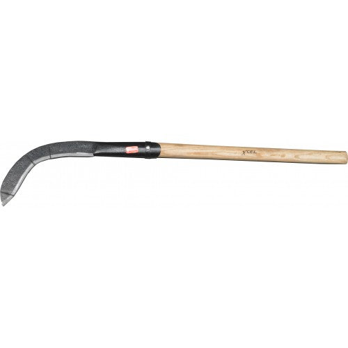 Slasher English #707 features a 340mm curved blade and 760mm hickory handle for efficient clearing of dense vegetation.