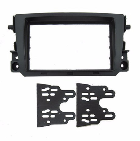 AERPRO Facia Double Din for Smart Fortwo, designed for 2011 models, enabling easy integration of a double DIN stereo.