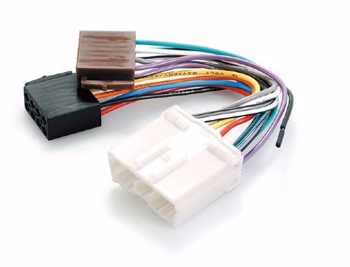 Aerpro ISO harness for Mitsubishi 1996+, simplifies aftermarket stereo installation with a single reliable plug.