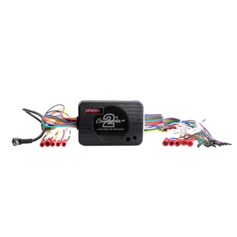 Universal SWC Interface for seamless steering wheel control integration with aftermarket stereos in various vehicles.