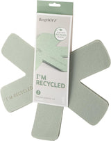 Eco-friendly felt pan protector set by Berghoff, includes 3 durable, 38cm cushions for safeguarding cookware from scratches.