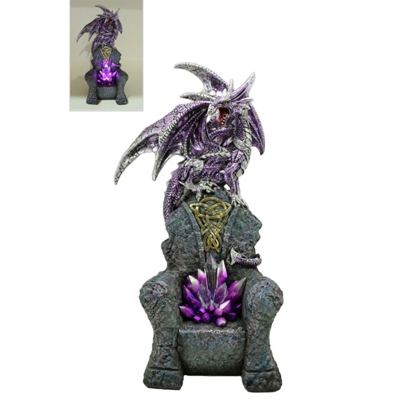 Dragon On Throne Purple LED