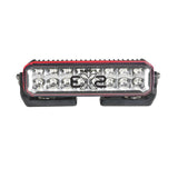 10-inch RGB enabled light bar with double-row LEDs for vehicles, featuring easy installation and customizable trims.