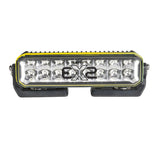 10-inch double row RGB light bar with 16 LEDs, offering customizable trims and exceptional beam performance for vehicles.