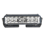 10-inch double row RGB light bar featuring 16 LEDs, customizable trims, and easy harness-free installation for 4WD and fleet use.