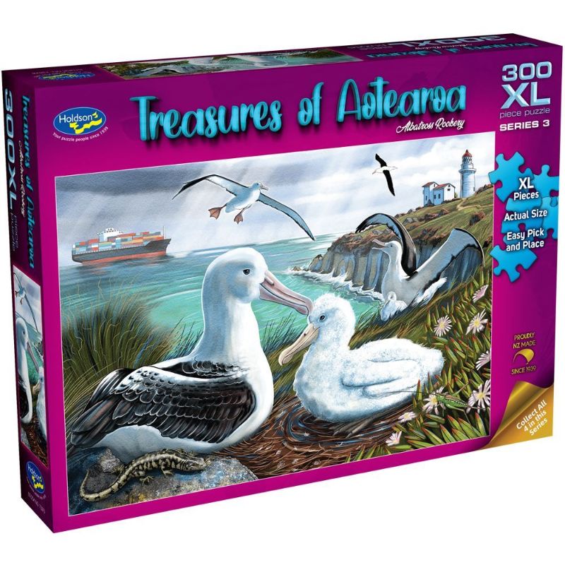 Holdson Puzzle - Treasures of Aotearoa S3 300XL pc (Albatross Rookery)