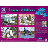 Jigsaw puzzle featuring New Zealand's native birds, including Albatross, by artist Ned Barraud, ideal for family fun and education.