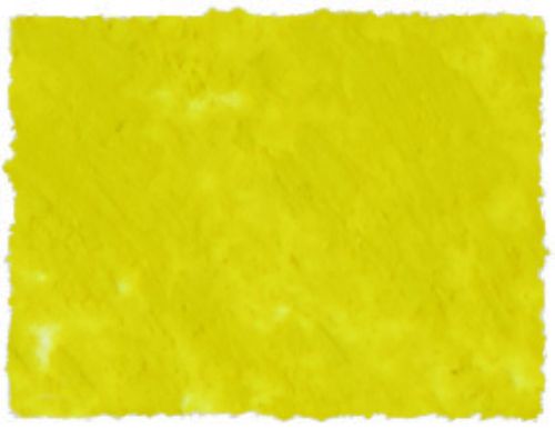 Vibrant pastel square in Lemon Yellow D, perfect for smooth application, blending, and artistic expression on various surfaces.