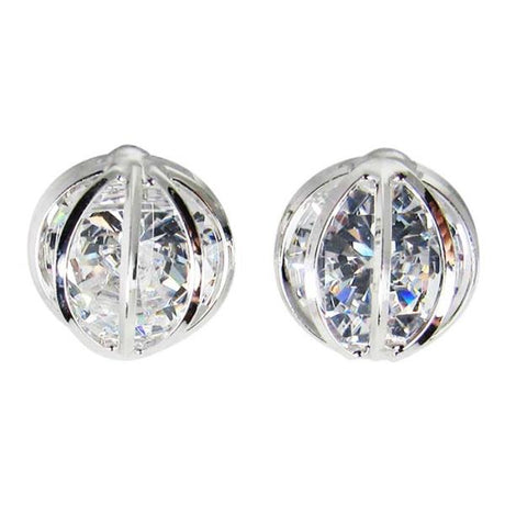 Stunning Jax Diamante Wrap Earrings featuring a sparkling wrap design, perfect for both casual and formal occasions.