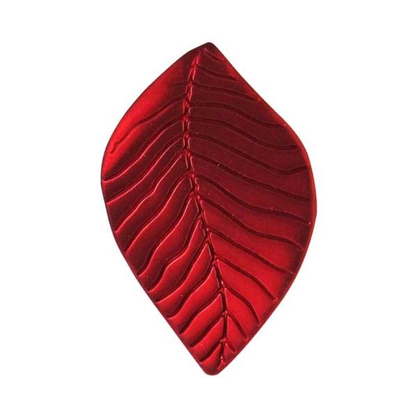Elegant red leaf motif earrings designed for modern women, perfect for any occasion and made with high-quality materials.