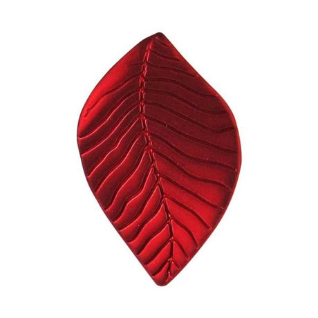 Elegant red leaf motif earrings designed for modern women, perfect for any occasion and made with high-quality materials.