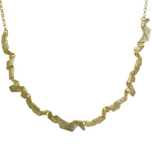 Elegant Jax French Matte Gold necklace featuring a 46 cm chain with 7 cm extension, perfect for any outfit or occasion.