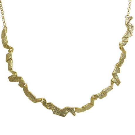 Elegant Jax French Matte Gold necklace featuring a 46 cm chain with 7 cm extension, perfect for any outfit or occasion.