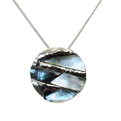 Jax Moody Sea and Sky Necklace features a 4.5 cm pendant and a 70 cm chain, capturing ocean and sky colors beautifully.