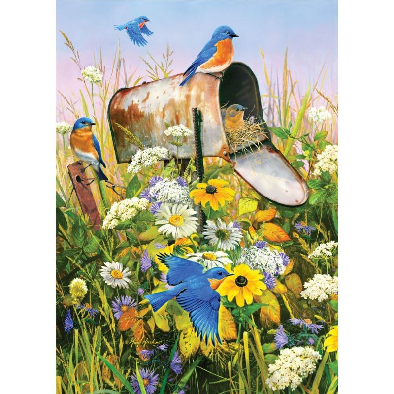 Colorful jigsaw puzzle featuring wildlife artwork by Greg Giordano, perfect for nature lovers and puzzle enthusiasts.