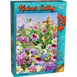 Holdson 500XL puzzle featuring Silver Star Hummingbirds, designed by Greg Giordano, celebrating nature in vibrant detail.