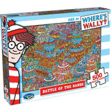 Whimsical 500XL puzzle featuring Wally hidden in a lively band scene, perfect for family fun and skill-building activities.