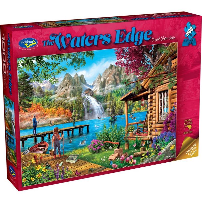 Holdson Puzzle - The Waters Edge, 1000pc (Crystal Water Cabin)