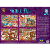 Holdson Puzzle - Artistic Flair featuring 'Paint & Draw', 1000 vibrant pieces showcasing Tracy Hall's watercolor artistry.