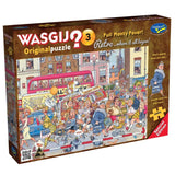 A vibrant 500XL piece jigsaw puzzle featuring a bustling high street scene filled with humor and engaging characters.