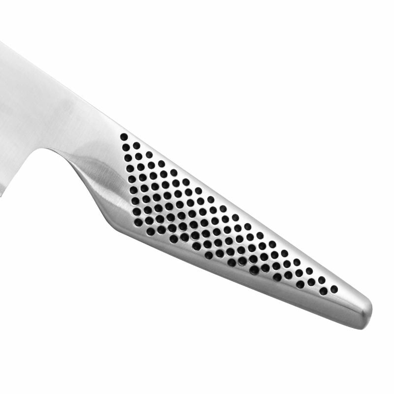 Global Classic GS-100 Cook's Knife (16cm) with CROMOVA 18 stainless steel blade for precision and durability in culinary tasks.