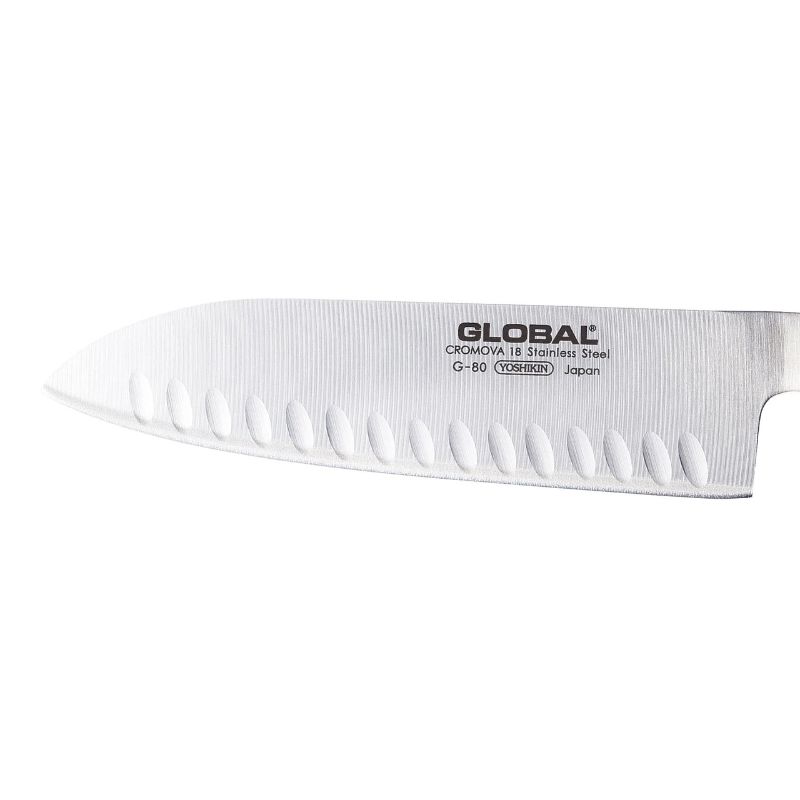 Santoku Knife - Global G-80 Granton Edge (18cm)