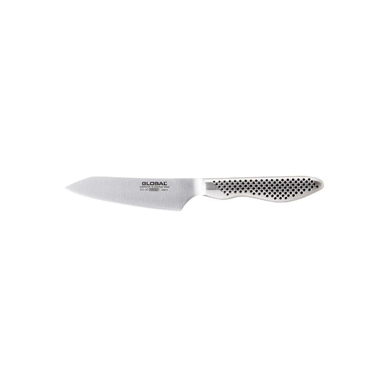 Cook's Knife - Global Oriental (11cm) featuring a CROMOVA 18 stainless steel blade for precision slicing and chopping.