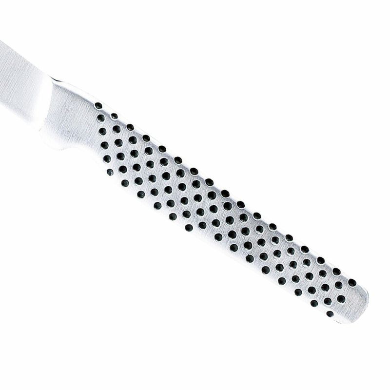 Global Classic Peeling Knife (8cm) featuring a razor-sharp CROMOVA 18 stainless steel blade for precision in fruit and vegetable prep.