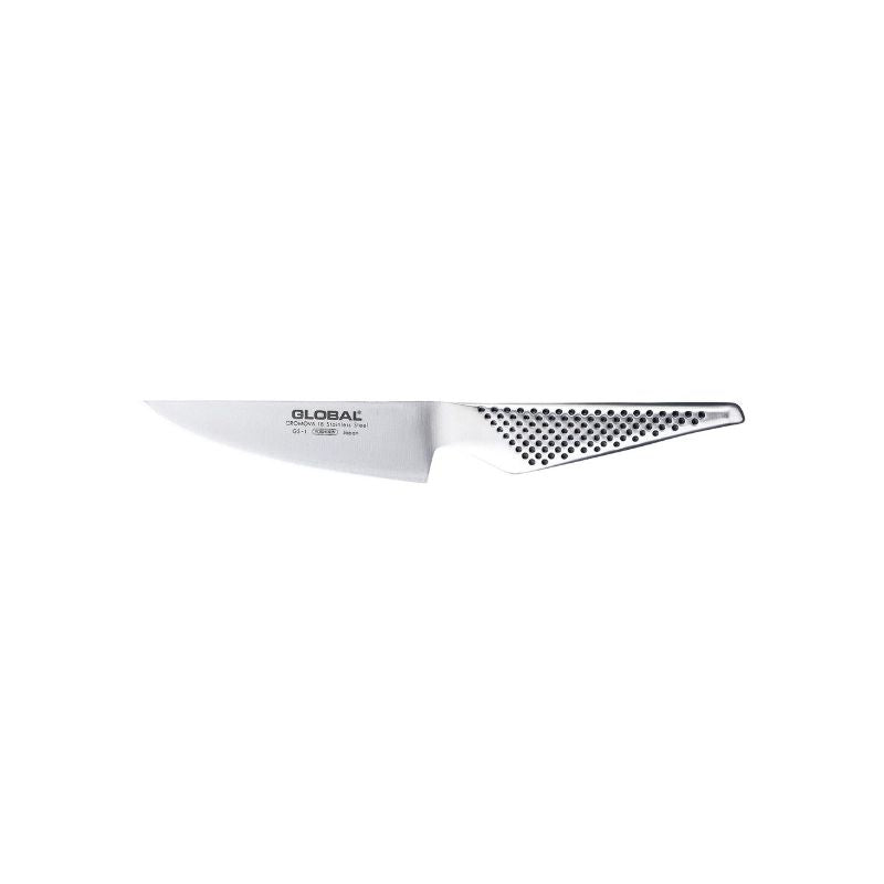 Global Classic Kitchen Knife (11cm) - Versatile, razor-sharp, ergonomic stainless steel knife for precise slicing and chopping.