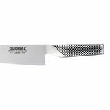 Global Classic 20cm Cook's Knife with CROMOVA 18 steel, razor-sharp edge, and balanced design for precise cooking tasks.