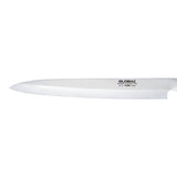 Classic GLOBAL YANAGI G-11 Sashimi Knife featuring a 25cm blade for precision slicing, made of durable CROMOVA 18 stainless steel.