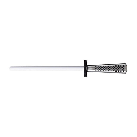 Ceramic sharpening rod (24cm) for maintaining knife edges, made in Japan for precision and optimal performance.