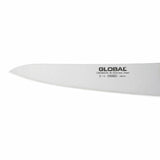 Global Classic 24cm Cook's Knife, featuring a razor-sharp CROMOVA 18 stainless steel blade for precise cutting and comfort.