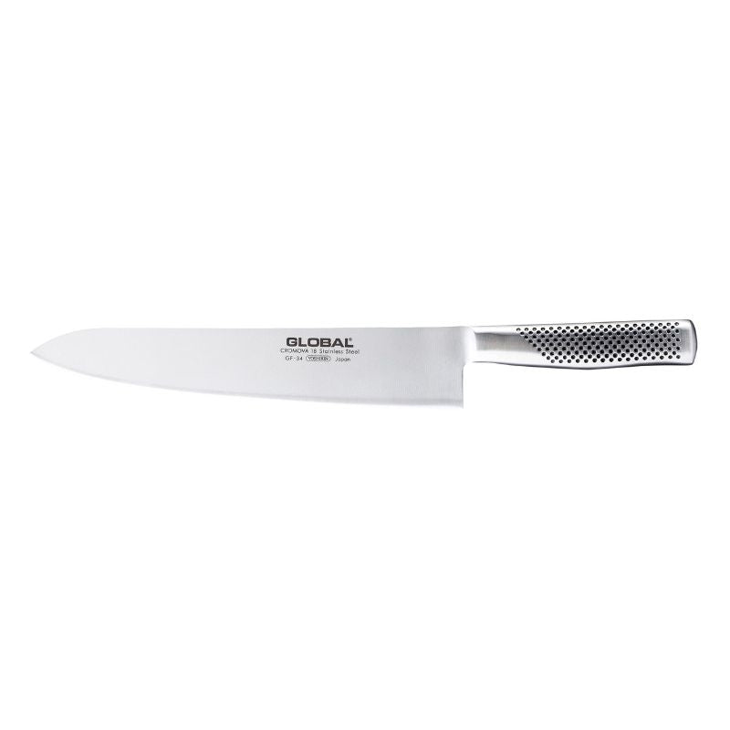 Global Classic 27cm Chef's Knife with a forged CROMOVA 18 stainless steel blade, perfect for versatile food preparation.