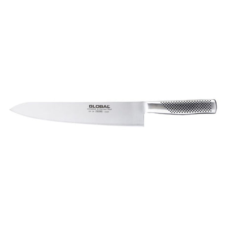 Global Classic 27cm Chef's Knife with a forged CROMOVA 18 stainless steel blade, perfect for versatile food preparation.