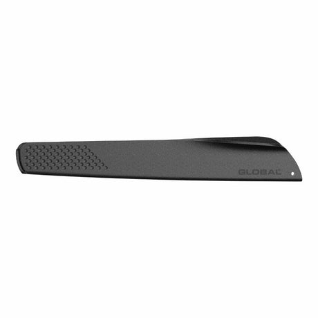 Universal Knife Guard by Global, medium size, protects blades up to 20cm, made of polypropylene, features easy insertion and finger guard.