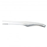 Global GS-107 Serving Tweezer in Cromova18 Steel, 20cm long, ideal for precision plating and stylish food presentation.